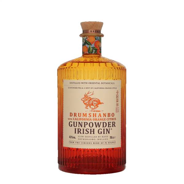 GIN GUNPOWDER IRIH CALIFORNIA ORANGE