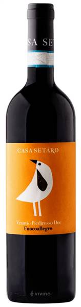 VINO FUOCOALLEGRO PIEDIROSSO CASA SETARO