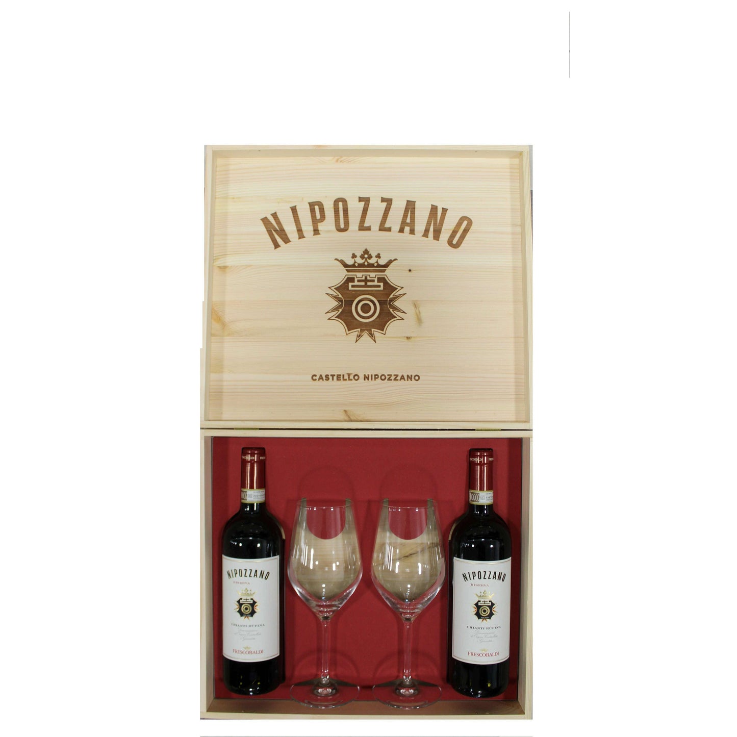Cassetta Nipozzano + 2 Calici
