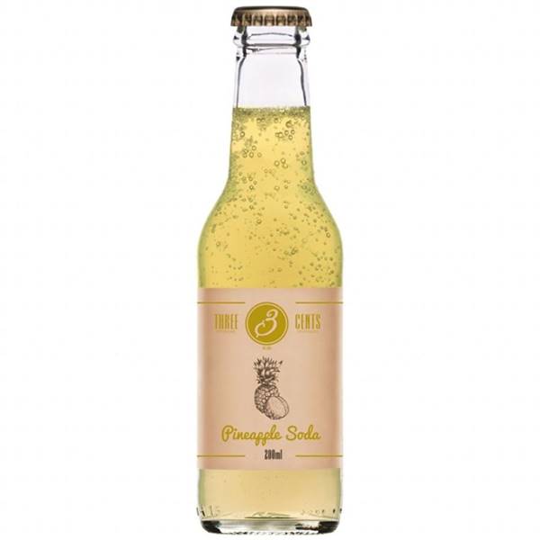 BIBITA THREE CENTS PINEAPPLE ML.200X24
