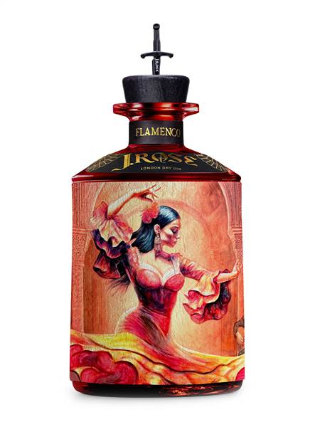 GIN J.ROSE LONDON DRY CL.70 FLAMENCO