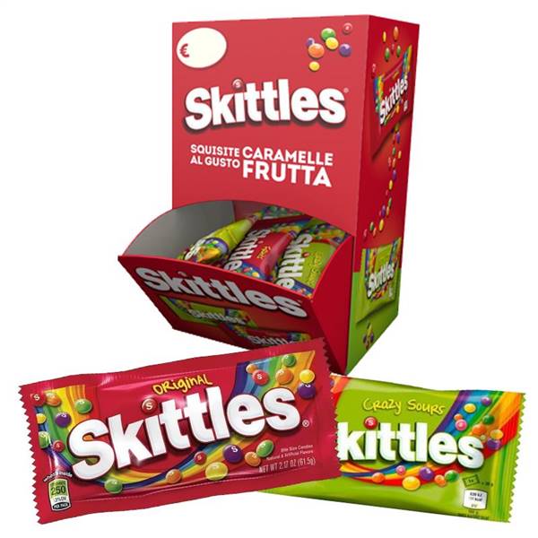 CARAMELLE SKITTLES BOX GR 38