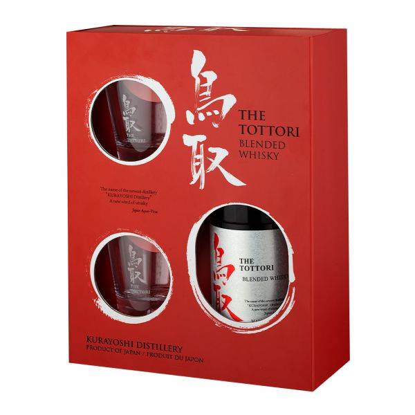 WHISKY THE TOTTORI +2 BICCHIERI CL 70