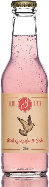 BIBITA THREE CENTS GRAPEFRUIT ML200X24