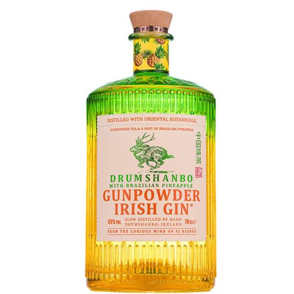 GIN GUNPOWDWER IRISH BRAZILIAN PINEAPPLE