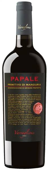 VINO PAPALE VARVAGLIONE PRIMITIVO DOC
