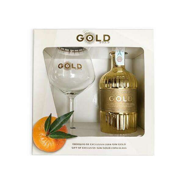 CONF.GIN GOLD 999.9 + BICCHIERE