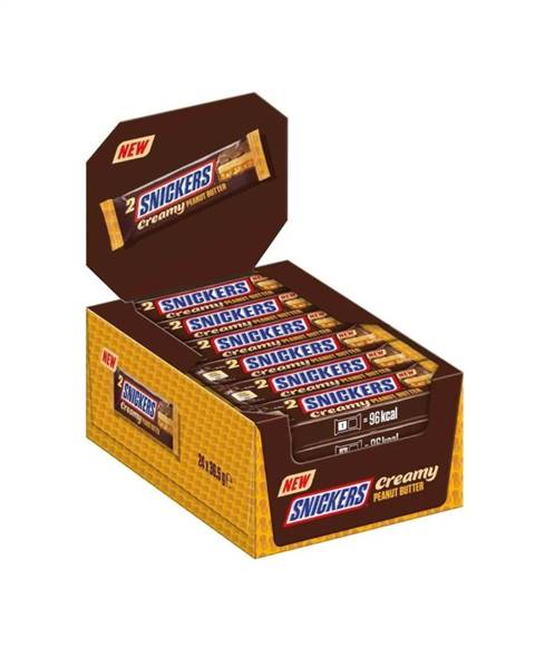 SNICKERS CREAMY PEANUT BUTTER 24X36,5GR