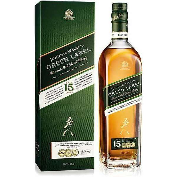 WHISKY J.WALKER GREEN LABEL 15 YO