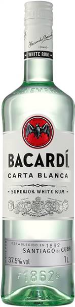 RHUM BACARDI CARTA BLANCA LT.1