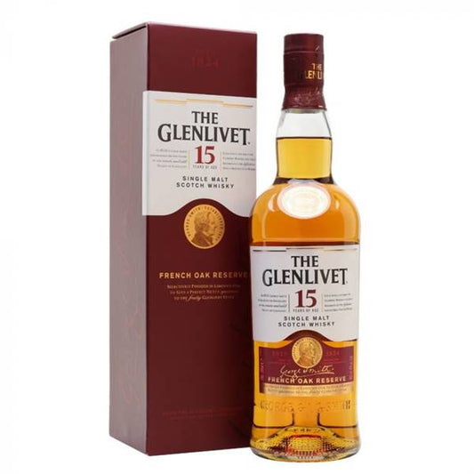 WHISKY GLENLIVET 15 ANNI CL.70