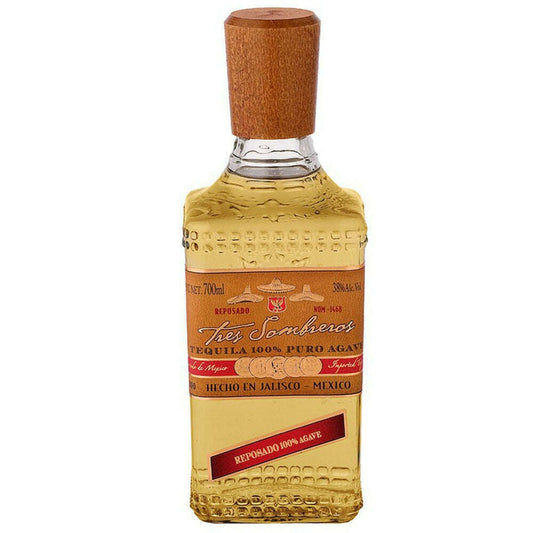 Tequila Tres Sombreros Cl.70 Reposado