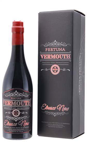 LIQ.VERMOUTH ETRUSCO NERO FERTUNA CL.75