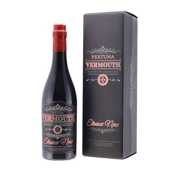 LIQ.VERMOUTH ETRUSCO NERO FERTUNA CL.75