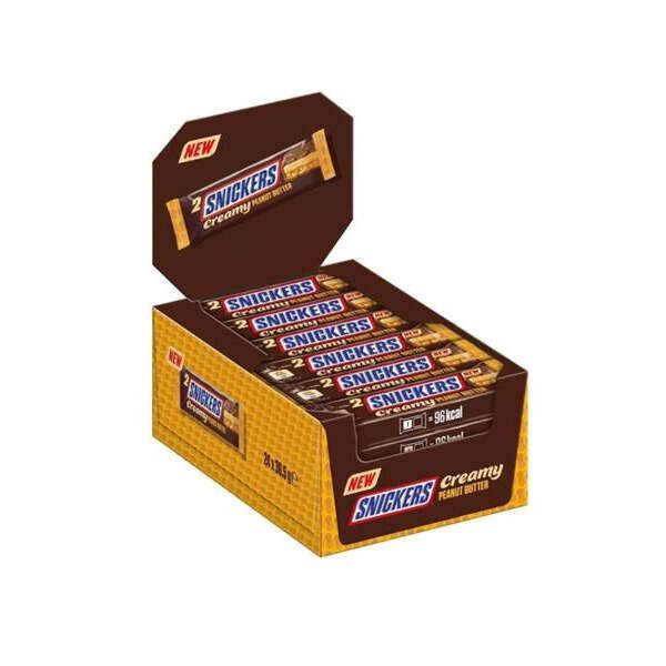 SNICKERS CREAMY PEANUT BUTTER 24X36,5GR