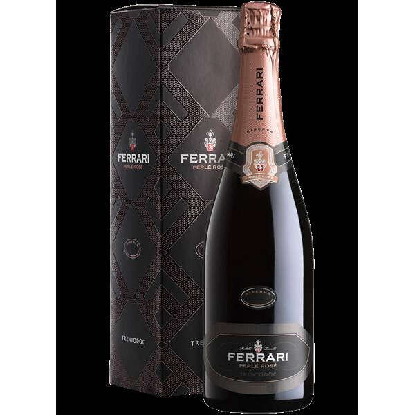 SPUM.FERRARI PERLE ROSE' CL.75-43-SPUMANTI-Enoteca Guerrera