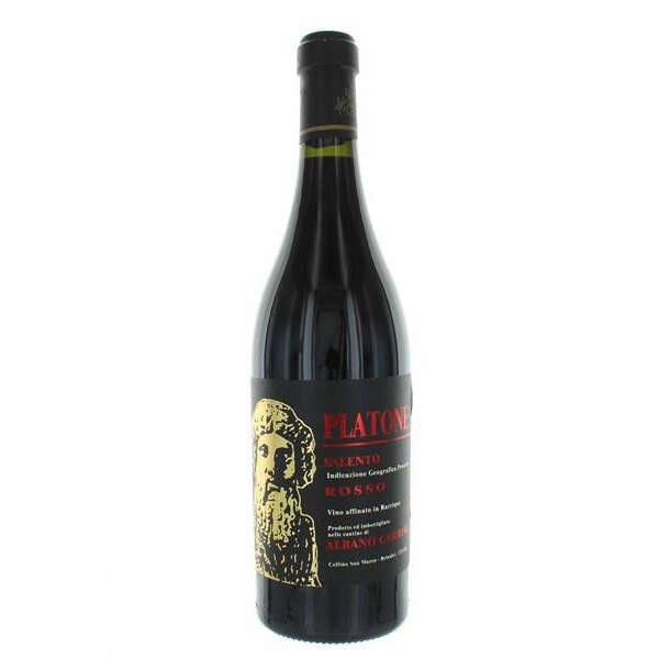 VINO PLATONE SALENTO ROSSO CARRISI CL.75