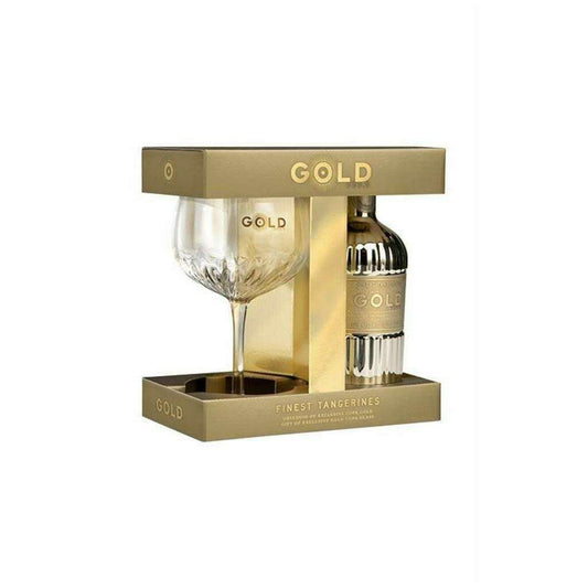 Conf.gin Gold 999.9 + Bicchiere