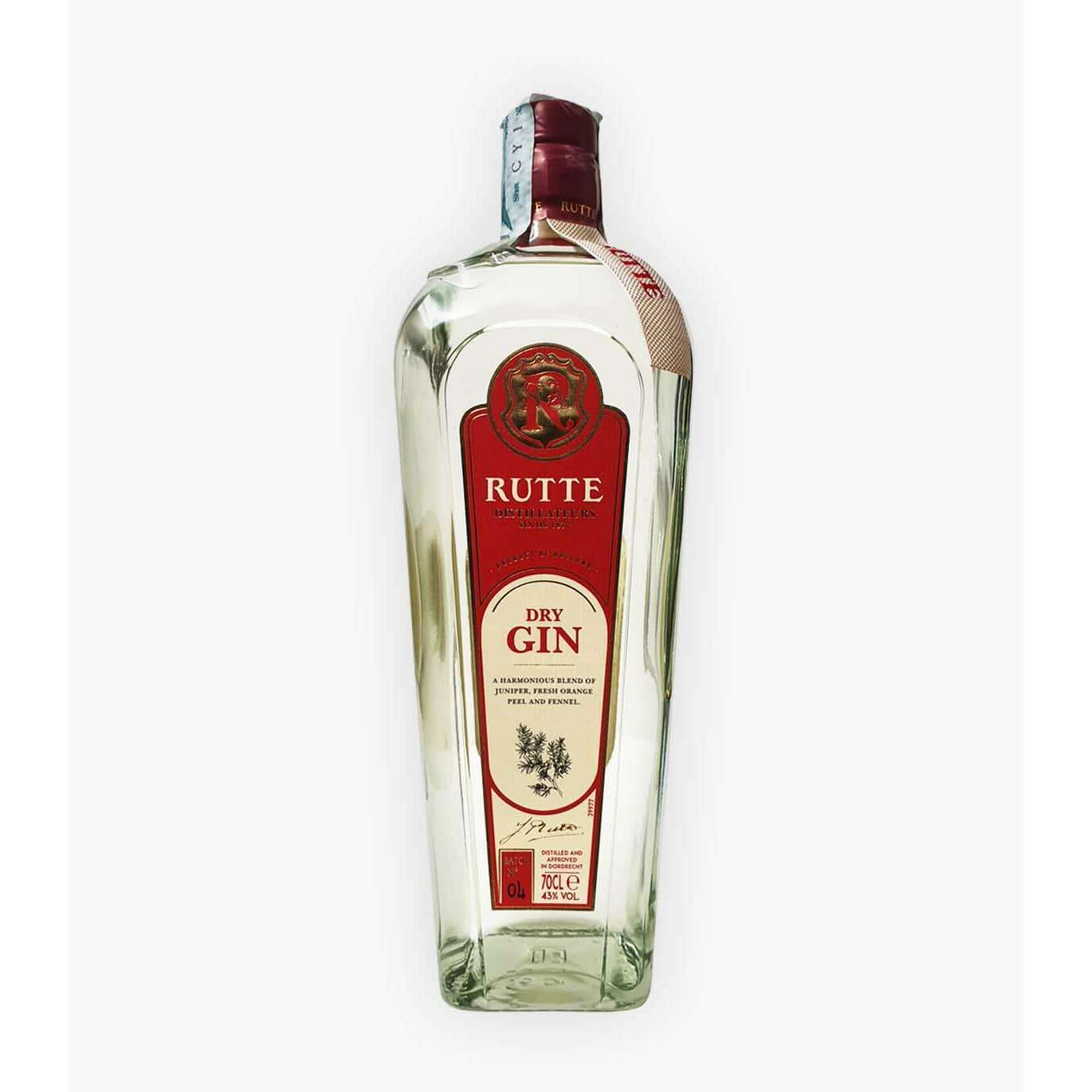 Gin Rutte Dry Cl.70