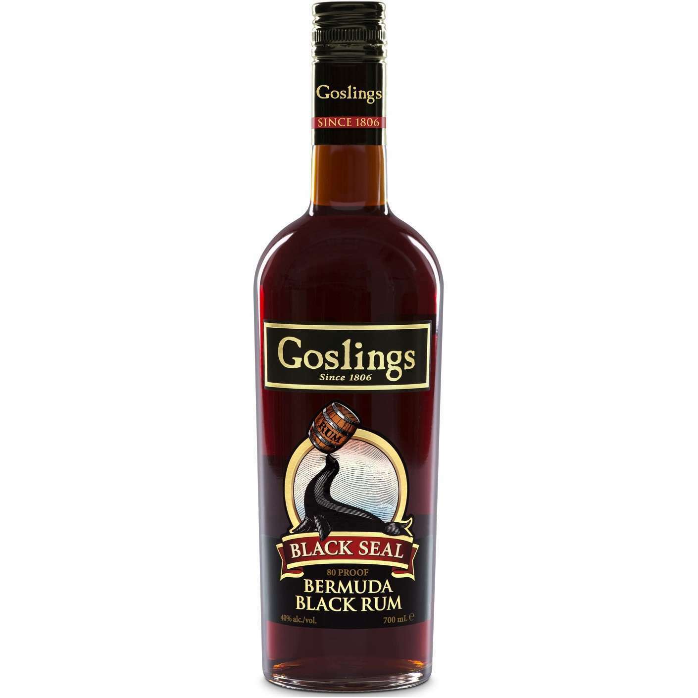 Rhum Gosling Black Seal 80 Proof Lt.1