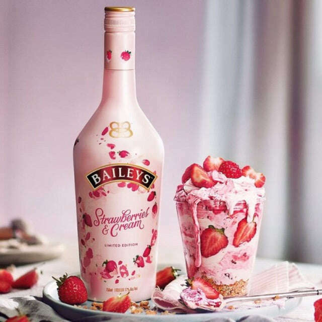 Whisky Baileys Strawberries & Cream